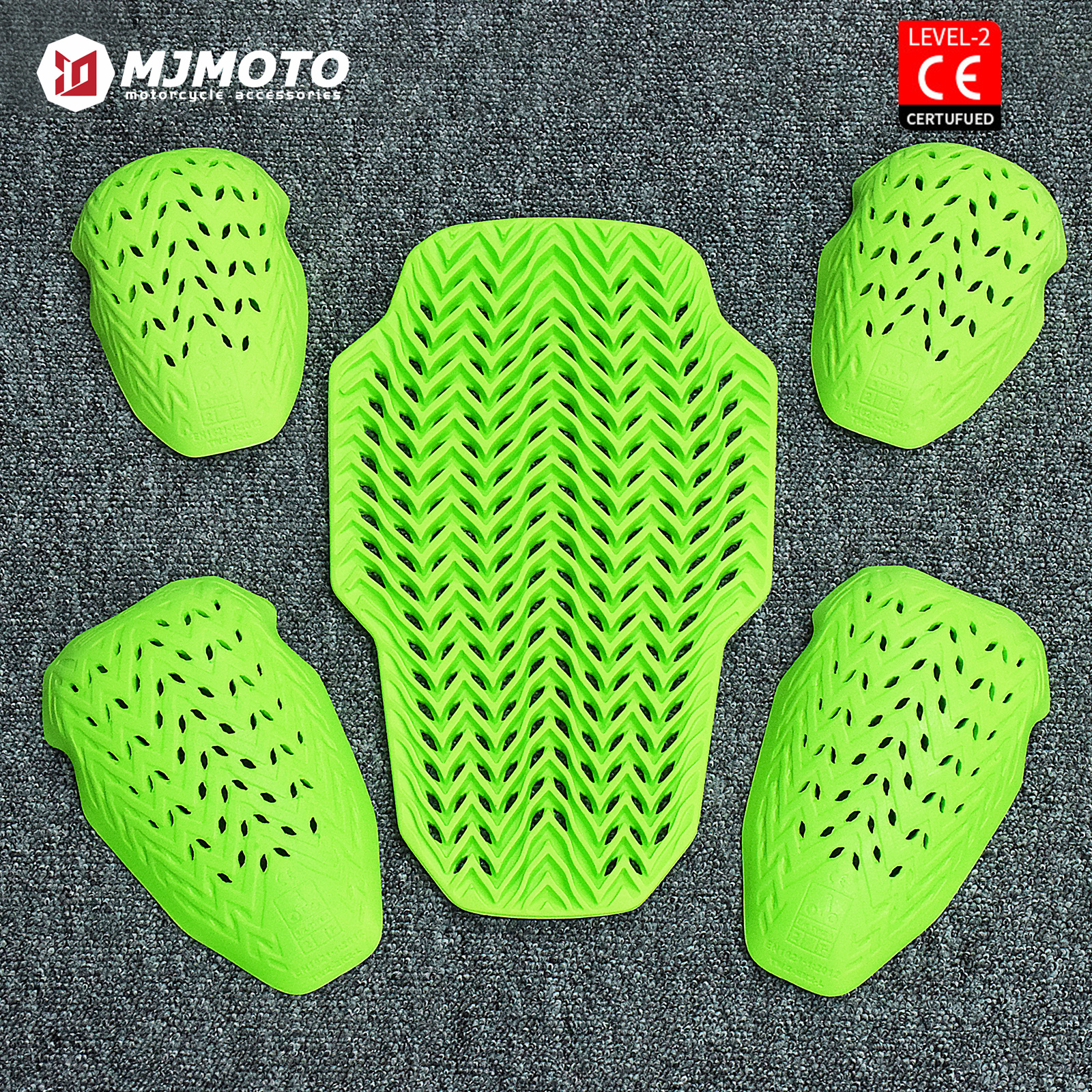 Motorcycle Gear Women - Green Motorcycle CE Level 2 Protective