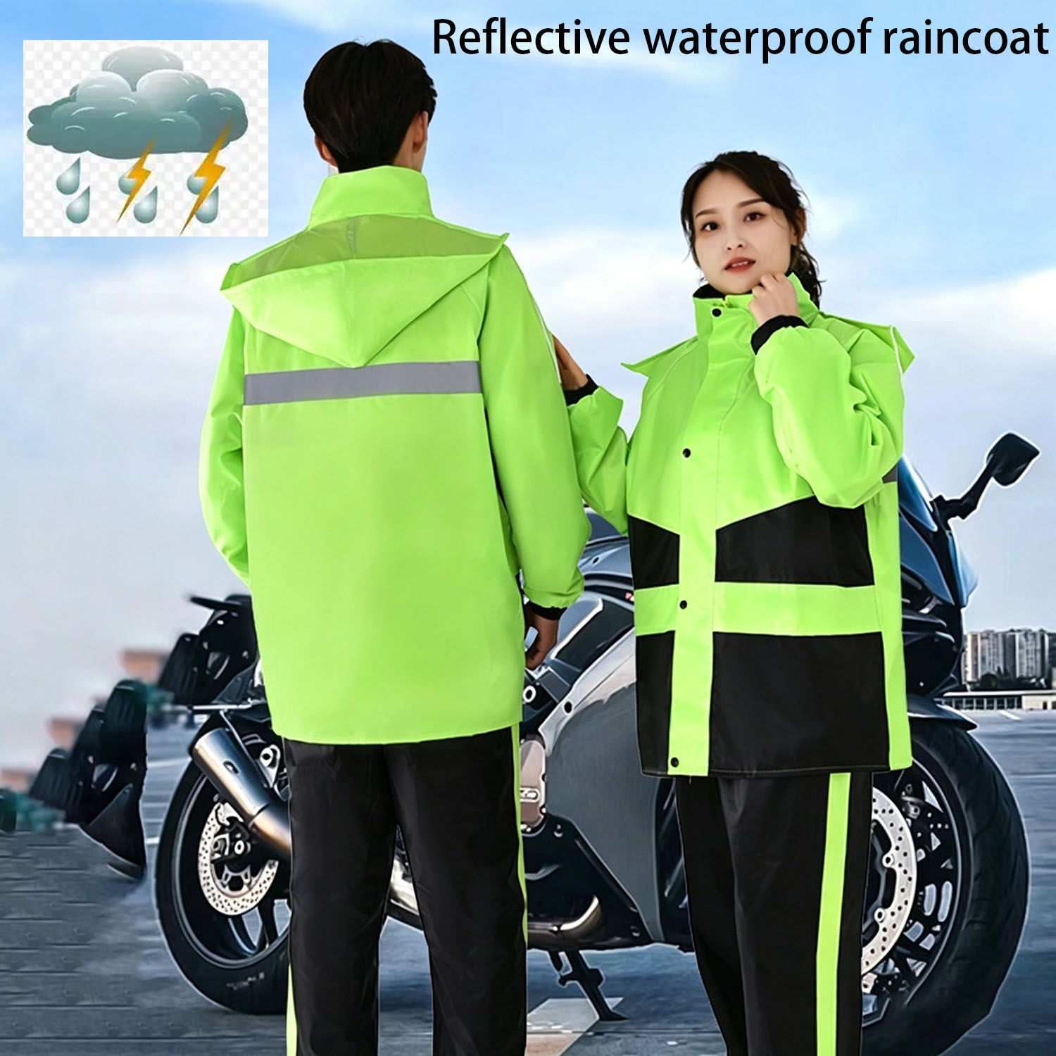 Motorcycle Raincoat Suits Men  - Motorcycle Gear Women recension och pris