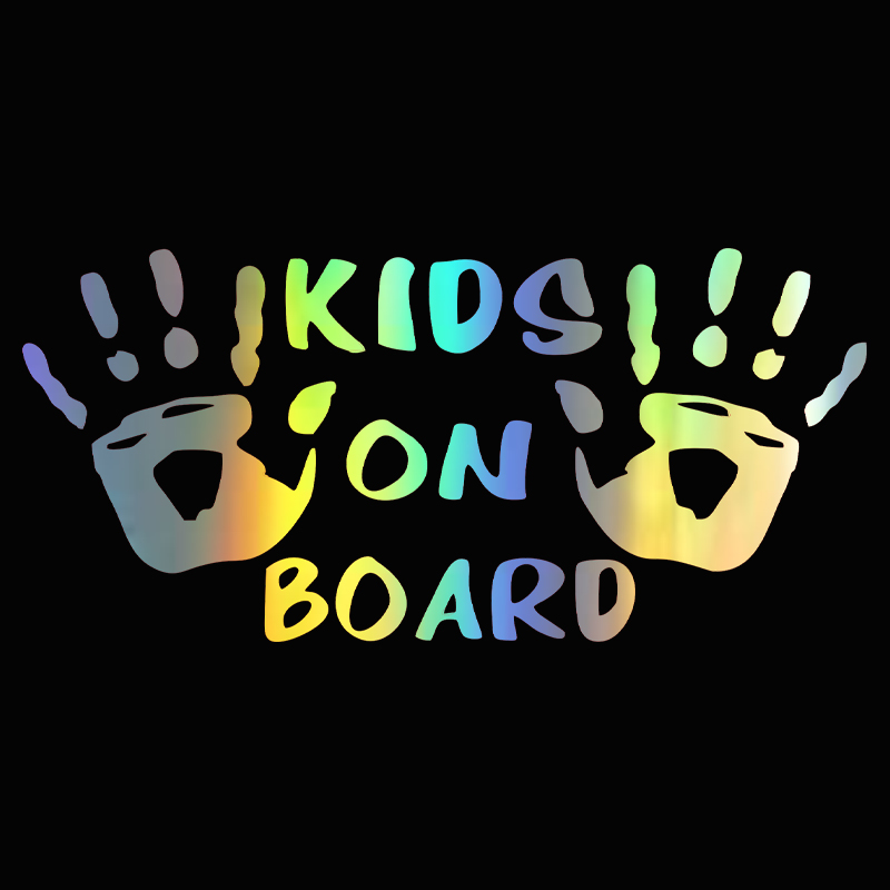 3D Car Sticker KIDS ON BOARD C - Motorcycle Gear For Kids recension och pris
