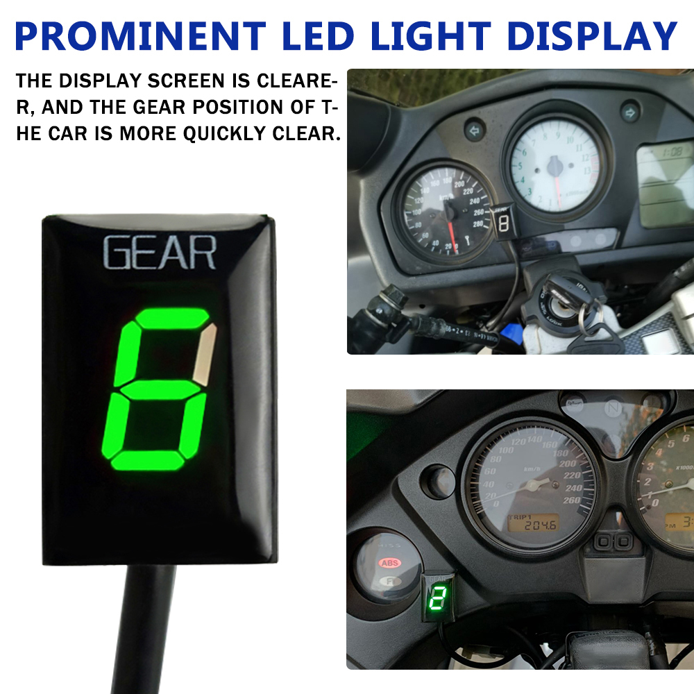Gear Indicator Counter Speed D - Motorcycle Gear Ratio recension och pris